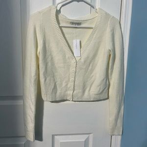 American Eagle cropped button up cardigan